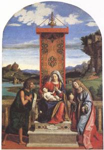 CARACCIOLO, Giovanni Battista The Virgin and Child between John the Baptist and Mary Magdalen (mk05) Germany oil painting art